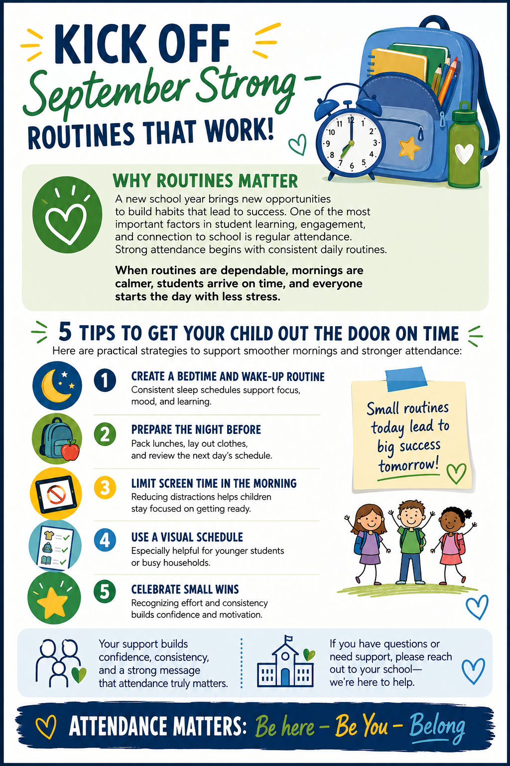 Attendance Matters: Routines